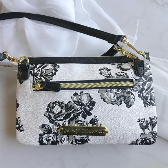 Betsey Johnson Bow Crossbody Wristlet Bag Purse - Picture 4 of 7